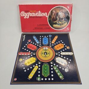 Aggravation Board Game Deluxe‎ Edition Vintage 1977 Canada